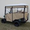 Picture of Beige Odyssey 3-Sided Enclosure for E-Z-Go RXV with RHOX 88" Top