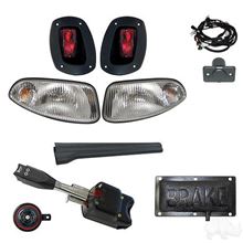 Picture of Standard Street Legal Halogen Factory Light Kit with Pedal Mount for E-Z-Go RXV 2008-2015