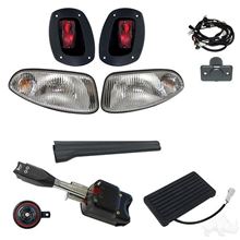 Picture of Standard Street Legal Halogen Factory Light Kit with OE Fit Brake Pedal Switch for E-Z-Go RXV 2008-2015