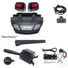 Picture of Deluxe Street Legal LED Light Bar Bumper Kit with Brake Switch for E-Z-Go TXT 2014-Up