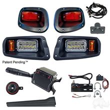 Picture of Deluxe Street Legal LED Adjustable Light Kit with Brake Switch for E-Z-Go TXT 2014-Up