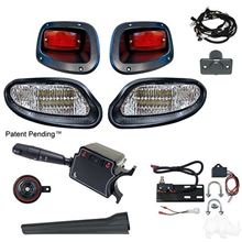 Picture of Deluxe Street Legal LED Factory Light Kit with Time Delay Brake Switch for E-Z-Go TXT 2014-Up