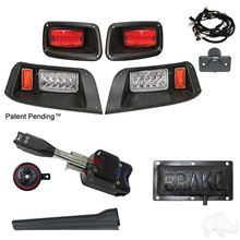Picture of Standard Street Legal LED Adjustable Light Kit with Pedal Mount Brake Switch for E-Z-Go TXT 1996-2013