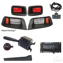 Picture of Deluxe Street Legal LED Adjustable Light Kit with Pedal Mount Brake Switch for E-Z-Go TXT 1996-2013