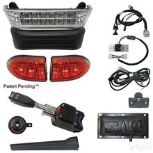 Picture of Standard Street Legal LED Light Bar Kit and Pedal Mount Brake Switch  Club Car Precedent Electric 2008.5-Up with 8V Batteries