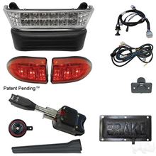 Picture of Standard Street Legal LED Light Bar Kit and Pedal Mount Brake Switch Club Car Precedent Electric 2008.5-Up with 12V Batteries