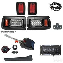 Picture of Basic Street Legal LED Adjustable Light Kit with Pedal Mount Brake Switch for Club Car DS 1993-Present
