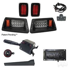 Picture of Yamaha G14/G16/G19/G22-GMAX Deluxe Street Legal LED Adjustable Light Kit with Pedal Mount Brake Switch