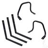 Picture of Seat Bench Conversion Kit with Hand Rails, Black for Yamaha G1 1979-1989