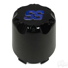 Picture of Snap-In Center Cap, Black with Blue SS