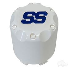 Picture of Snap-In Center Cap, White with Blue SS, No Longer Available