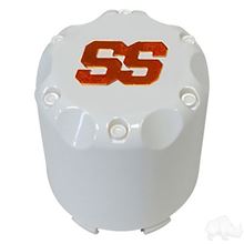 Picture of Snap-In Center Cap, White with Orange SS