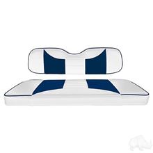 Picture of White/Blue Rally Cushion Set for Rhino Rear Seat Kit