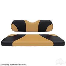 Picture of Seat Cover Set, Front, Sport Black/Tan for E-Z-Go TXT & RXV