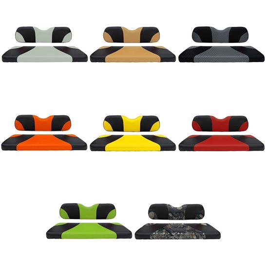 Picture of Seat Cover Sets, Front, Sport Cushions - Choose Your Colors for Club Car DS 2000-Newer