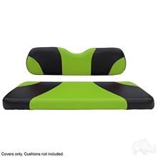 Picture of Seats Cover Set, Front, Sport Black/Green for Club Car DS 2000-Newer