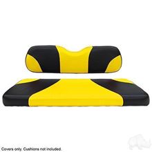 Picture of Seat Cover Set, Front, Sport Black/Yellow for Club Car Precedent