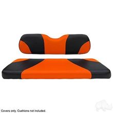 Picture of Seat Cover Set, Front, Sport Black/Orange for Yamaha G29/Drive