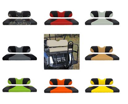 Picture of Rhino 300 Series E-Z-Go RXV Steel Rear Flip Seat Kit - Choose Your Seat Colors