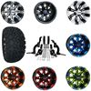 Picture of Club Car DS 2003.5-2009 6" Spindle Lift Kit, 22x11-10 All Terrain Tires, and Vegas Wheels - Choose Your Wheel