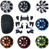 Picture of E-Z-Go RXV Electric 08-Feb '13 4" Standard Duty Lift Kit, 22x11-10 All Terrain Tires, and Vegas Wheels - Choose Your Wheel