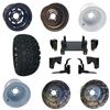 Picture of E-Z-Go RXV Electric March '13-Up 4" Standard Duty Lift Kit, 22x11-10 All Terrain Tires, and Steel Wheels - Choose Your Wheel