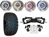 Picture of Club Car Precedent 6" A-Arm BMF Lift Kit, 22x10.5-12 All Terrain Tires, and Phoenix Wheels - Choose Your Wheel
