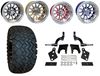 Picture of Club Car Precedent 6" Spindle Lift Kit, 22x10.5-12 All Terrain Tires, and Phoenix Wheels - Choose Your Wheel
