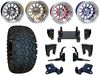 Picture of E-Z-Go RXV Electric 08-Feb '13 4" Standard Duty Lift Kit, 22x10.5-12 All Terrain Tires, and Phoenix Wheels - Choose Your Wheel