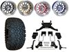 Picture of E-Z-Go RXV Electric 08-Feb '13 6" A-Arm BMF Lift Kit, 22x10.5-12 All Terrain Tires, and Phoenix Wheels - Choose Your Wheel