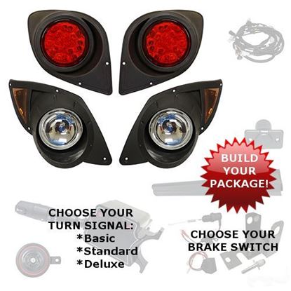 Picture of Yamaha G29/Drive 2007-2016 Halogen Factory-Style Light Kits - Choose Your Street Legal Kit