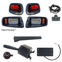 Picture of Deluxe Street Legal LED Adjustable Light Kit with OE Fit Brake Switch for E-Z-Go TXT 2014-Up