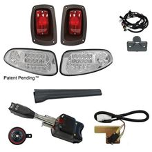 Picture of Standard Street Legal LED Factory Light Kit with Time Delay Brake Switch for E-Z-Go RXV 2016-Up Electric Only