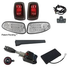 Picture of Standard Street Legal LED Factory Light Kit with OE Fit Brake Pedal Switch for E-Z-Go RXV 2016-Up