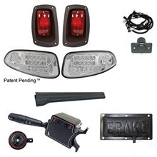 Picture of Deluxe Street Legal LED Factory Light Kit with Pedal Mount Brake Switch for E-Z-Go RXV 2016-Up