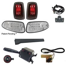 Picture of Deluxe Street Legal LED Factory Light Kit with Time Delay Brake Switch for E-Z-Go RXV 2016-Up Electric Only