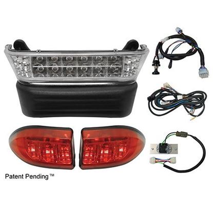 Picture of Club Car Precedent Electric 2008.5-Up with 8V Batteries LED Light Bar Kit with Plug & Play Harness
