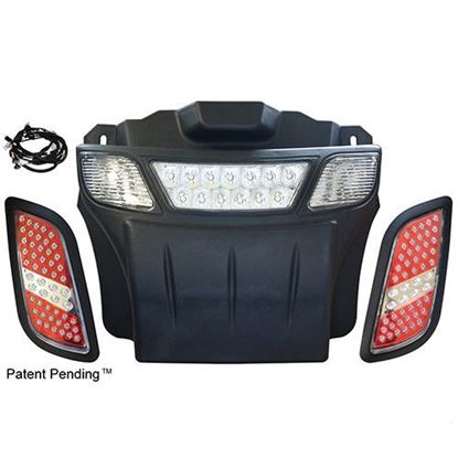 Picture of E-Z-Go RXV 2008-2015 LED Light Bar Bumper Kit with Plug & Play Wire Harness