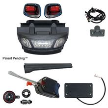 Picture of Basic Street Legal LED Light Bar Bumper Kit with OE Fit Brake Switch for E-Z-Go TXT 2014-Up