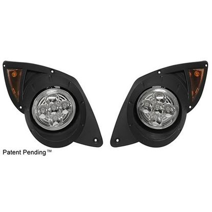 Picture of LED Factory-Style Headlights with Bezels, Yamaha Drive 2007-2016