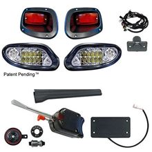 Picture of Basic Street Legal LED Factory Light Kit with OE Fit Brake Switch for E-Z-Go TXT 2014-Up