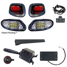 Picture of Deluxe Street Legal LED Factory Light Kit with OE Fit Brake Switch for E-Z-Go TXT 2014-Up