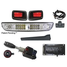 Picture of Standard Street Legal LED Light Bar Kit with Pedal Mount Brake Switch for E-Z-Go Medalist/TXT 1994.5-2013