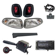 Picture of Deluxe Street Legal Halogen Factory Light Kit with Pedal Mount for E-Z-Go RXV 2008-2015