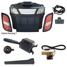 Picture of Deluxe Street Legal LED Light Bar Bumper Kit for E-Z-Go RXV 2008-2015 Electric Only