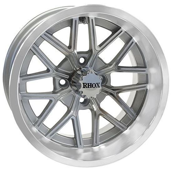 Picture of Wheel, RHOX RX281 Machined with Silver 14x7