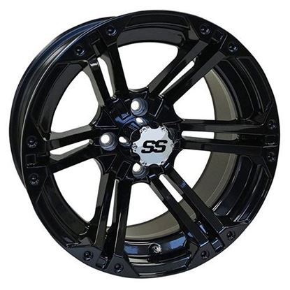 Picture of Wheel, RHOX RX354 Gloss Black 14x7, Discontinued, Limited Quantities Available
