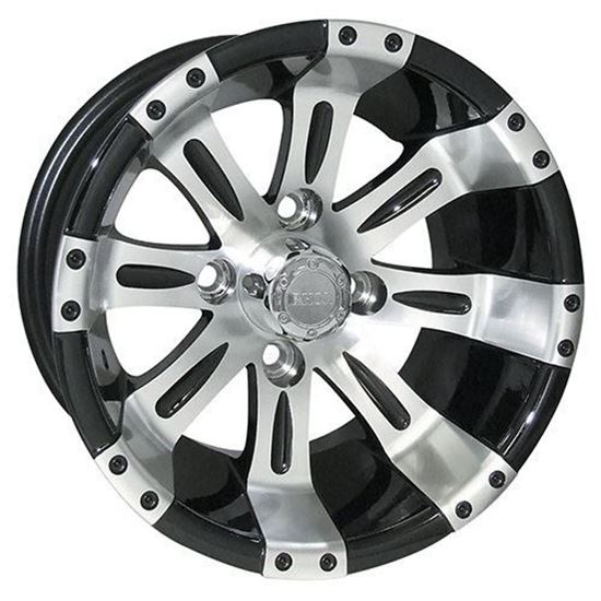 Picture of Wheel, RHOX Vegas Machined with Gloss Black 12x6