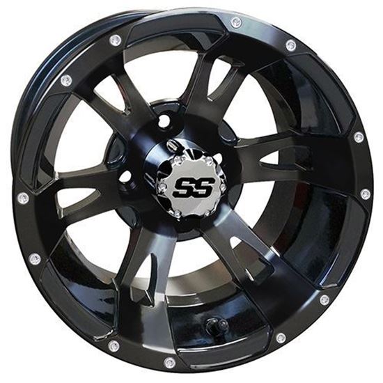 Picture of Wheel, RHOX RX321 Gloss Black 12x7