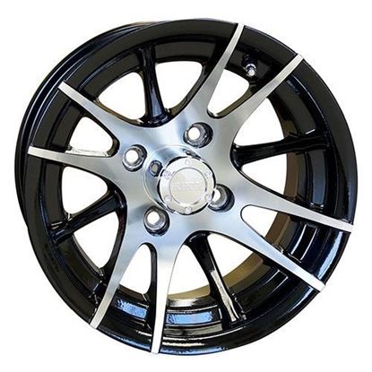 Picture of Wheel, RHOX RX101 12-Spoke Machined with Black 12x7